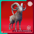 Giant Goat - Tabletop Miniature (Pre-Supported)