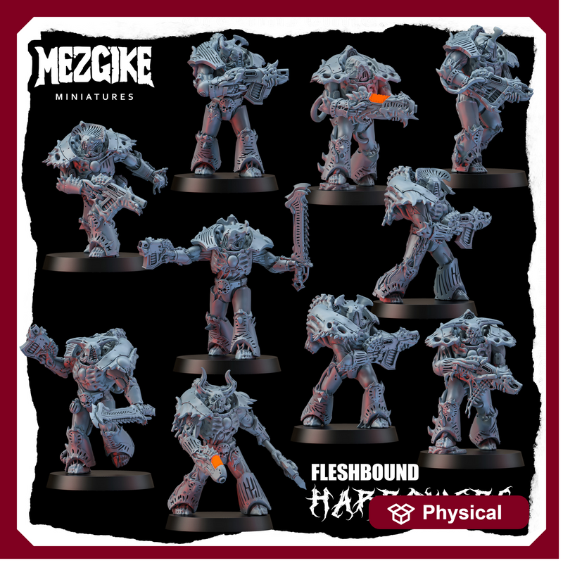 Fleshbound Harrowers (10 physical miniatures)