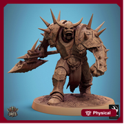 Orc Fighter Barbarian Battle Axe, Half-Orc | Scales: 28mm,32mm ,,54mm,75mm,100mm  Megaboss | Dungeons & Dragons 5e |Pathfinder - Only-Games