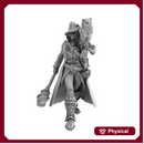 Battlemage With Owl Familiar (32mm scale)