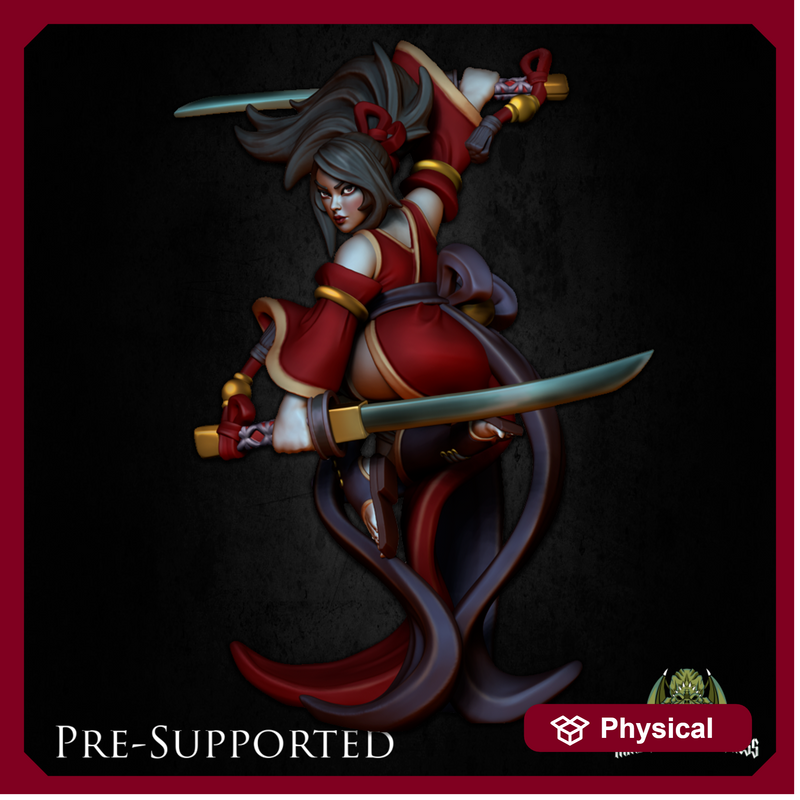 Kimiko The Kunoichi  [32mm] Female Samurai Ninja Fighter - Only-Games