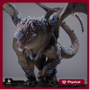 Adult Crystal Dragon UNPAINTED Miniature D&D 5e Pathfinder Gem Dragon 4 Sizes - Only-Games