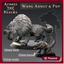 Warg adult & pup