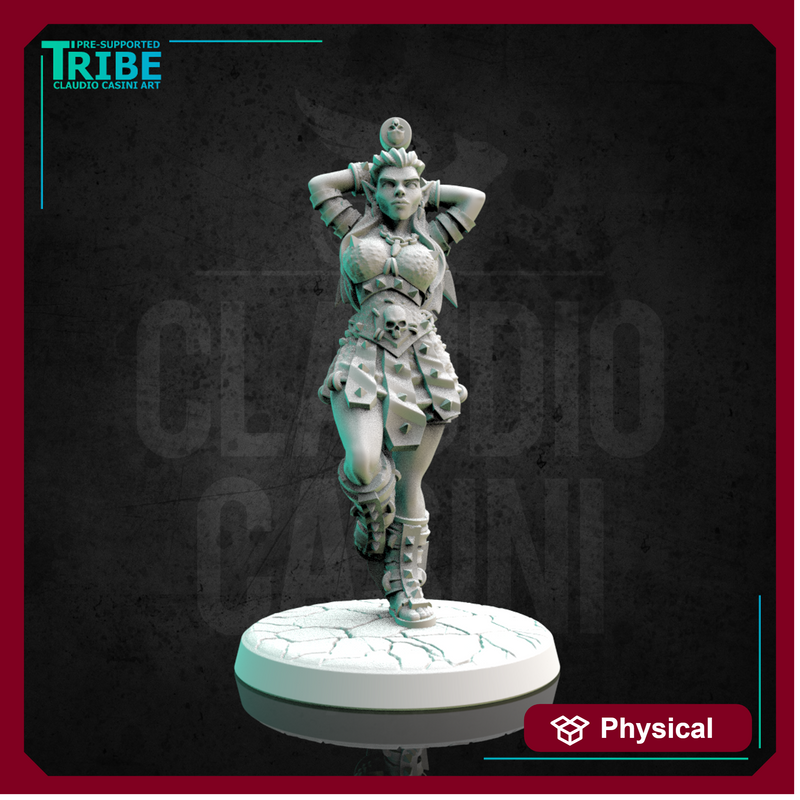 (0153) Female barbarian sexy with a two hands sword