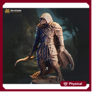 Dragonborn Ranger Fighter Paladin PC NPC Miniature | 28mm, 32mm, 54mm, 75mm, 100mm Scales | Pathfinder Figure DnD | DM Stash | - Only-Games