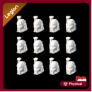 (Legion) 12x Heavy Clone Trooper Helmets