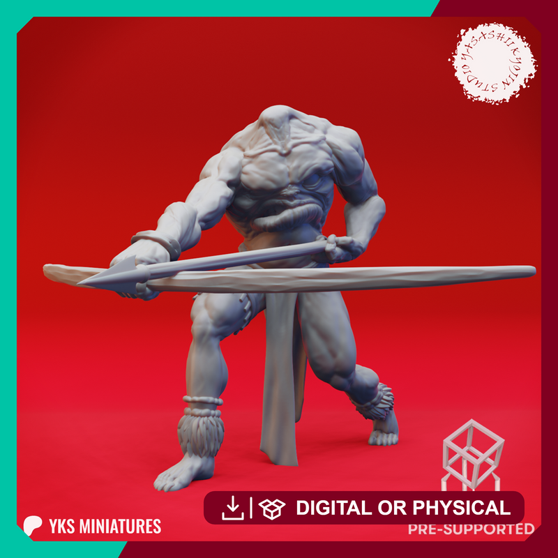Blemmye - Archer - Tabletop Miniature (Pre-Supported)