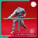 Blemmye - Archer - Tabletop Miniature (Pre-Supported)