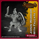 Leonin Warrior with Falcata 1 (32mm scale)