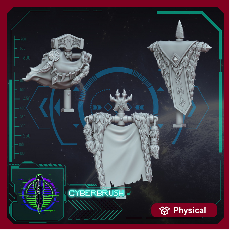 Space Vikings, Backpack Banners