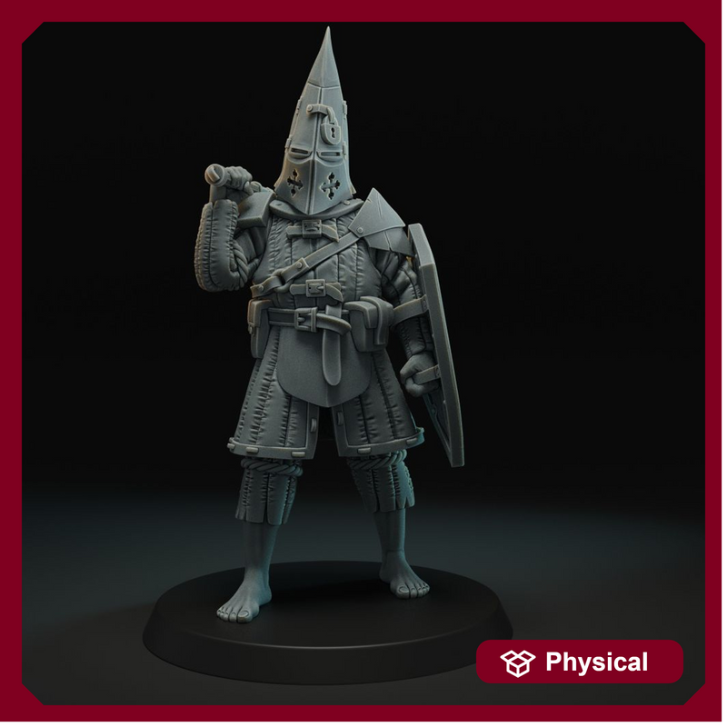 Trench walker with shield