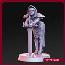 Silencia - Female Paladin - 32mm - DnD