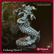Naga Guardian, Halfblood Yuan-ti | 28mm, 32mm,54mm,75mm,100mm Scales | Dungeons and Dragons 5e figure | Pathfinder | Archvillain Games - Only-Games