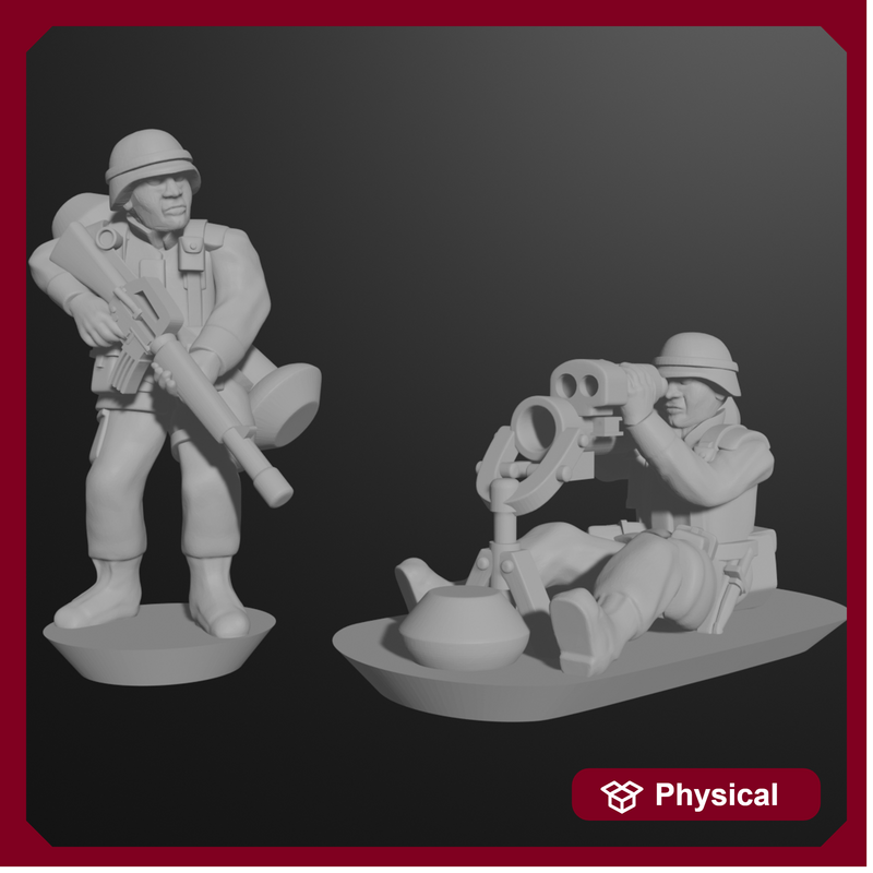 10 & 15mm US M47 Dragon Launchers (8 models) - Only-Games