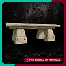 Wood Table 8 - Fantasy Furniture STL for DnD & Wargaming Terrain Scenes