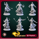 Masked clerics set 6 miniatures 32mm