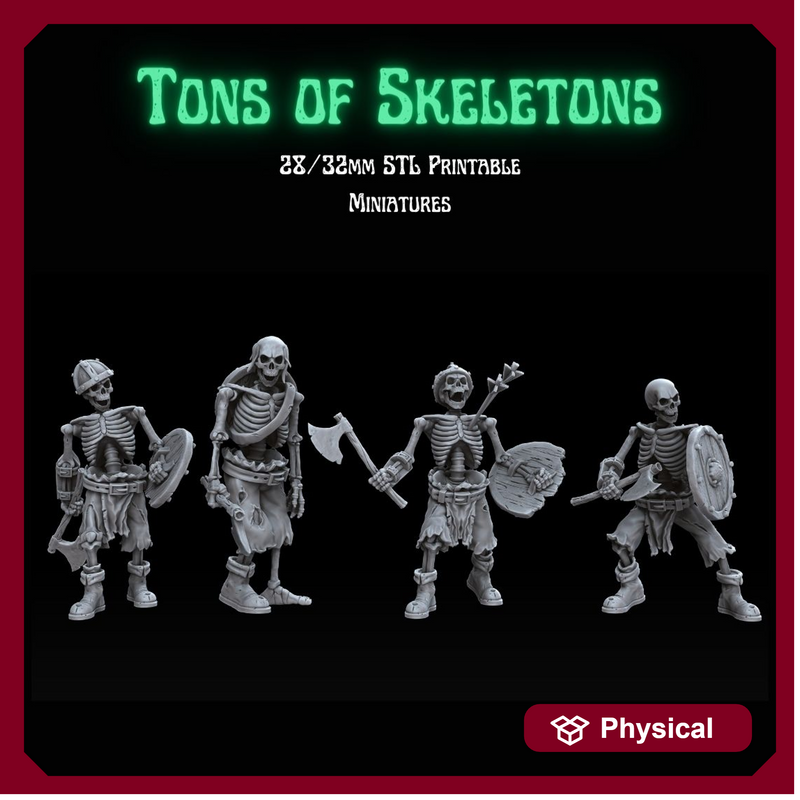 Tons of Skeletons: Equipped Skeletons with Axe