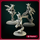 Forest Mephits 3 miniatures set