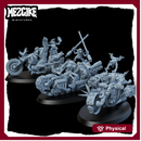 Road boyz biker mob A (3 physical multipart miniatures)