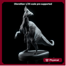 Olorotitan rear up 1-35 scale dinosaur