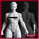 Sedition Series 02a - Female Gene-Forged Warrior Without Armor Plate