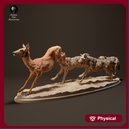 Iberian Wolves Hunting Roe Deer 1/35