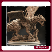 Chromatic Red Dragon (4 sizes) D&D  Miniature |  250mm Long,  225mm Wing Span | Resin Dragon Statue | Figurine | Dungeons and Dragons 5e - Only-Games