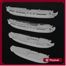 1/700 & 1/1200 French Magicienne-class 5th rate (32 guns), 1788-1816, AOA-FR-7