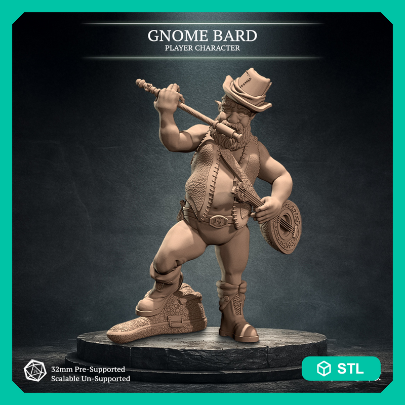 Gnome Bard - Only-Games