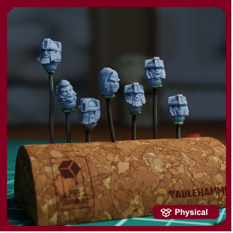 Bits Pack - Federation of Tyr Female Legionaire Heads