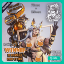 Winnie - Catgirl PinUp - NSFW (75mm and 120mm) - STL only