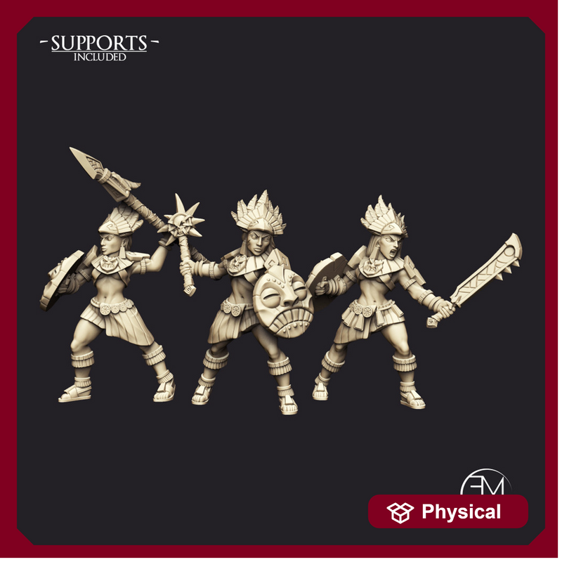 Incas Warriors - 3 Units (AMAZONS! Kickstarter)