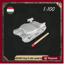 1/100 40/43M Zrínyi II with rocket launchers