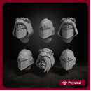 War Sisters Head Bits "Bloody Rose 2" Helmet Set x6