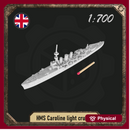 1/700 HMS Caroline light cruiser