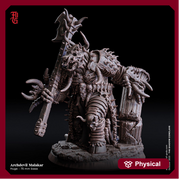 Archdevil Malakar, Demon Lord Fiend | 28mm,32mm,54mm,75mm,100mm Scale  - Boss Monster Mini D&D 5e - Pathfinder Figurine | Flesh of Gods - Only-Games
