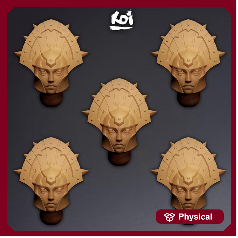 Iron Maidens Type 2 - Miniature Heads