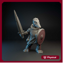 Duckmen Warrior - Man-at-Arms with Sword and Shield - Mallard Fighter