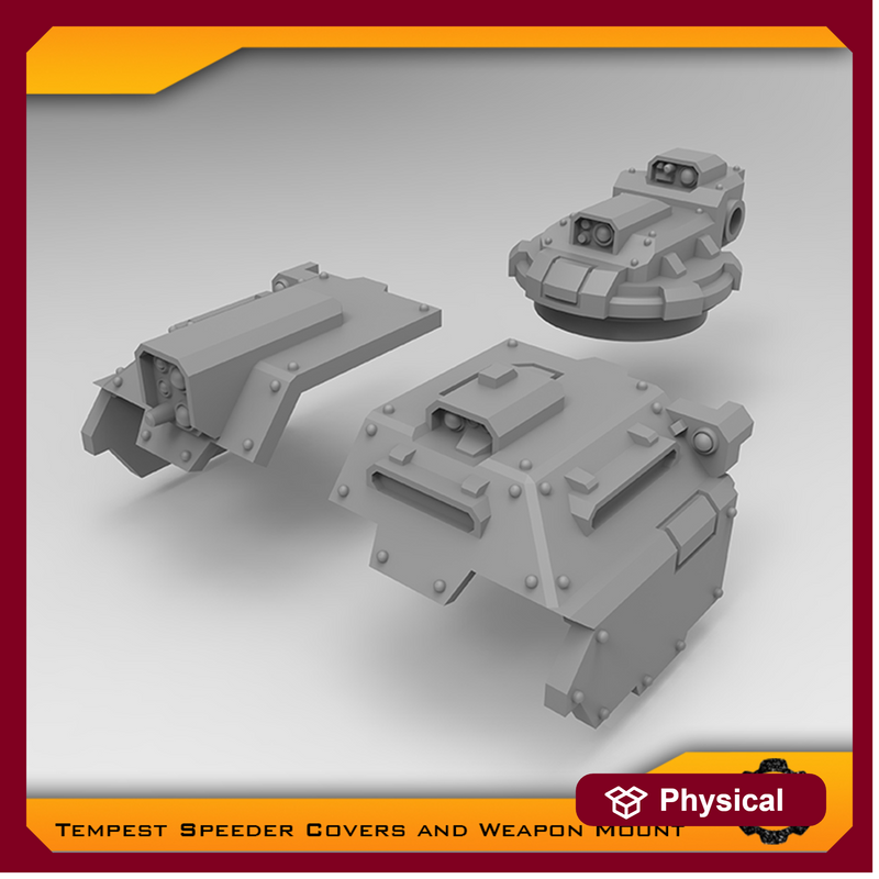 Tempest Speeder Covers and Weapon Mount - Only-Games