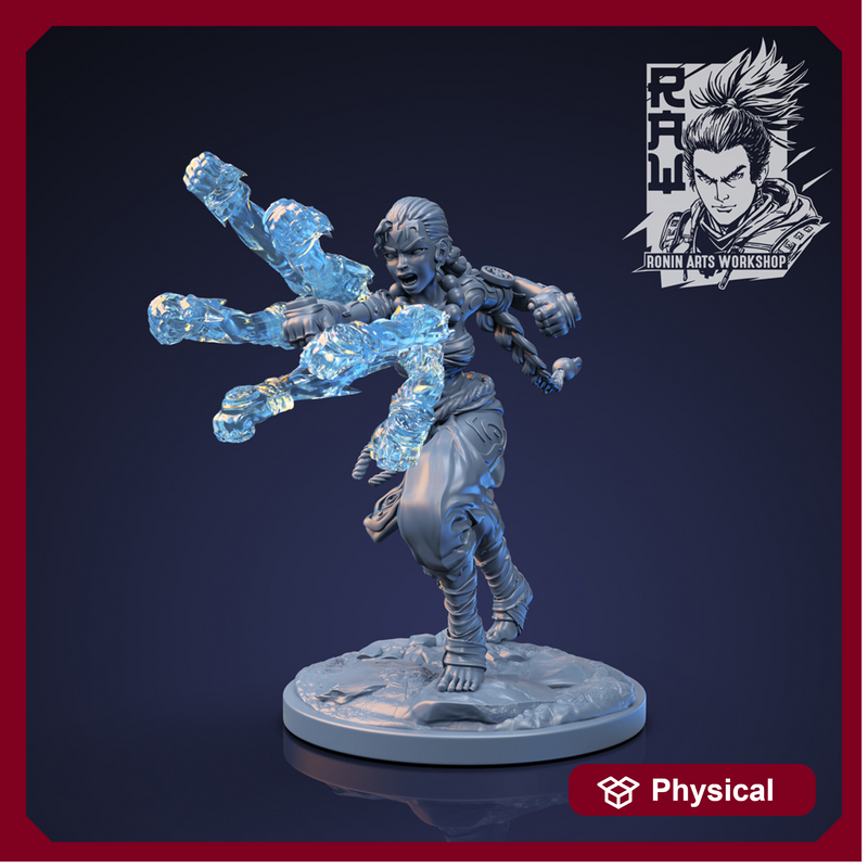 Karoku The Monk - Action Pose
