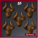 Dark Champion Type 4 - Miniature Heads