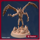 Fire Mephit - Mephit Monster - Elemental Mephit Monster - Monster - Monster Mephit