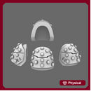 Space Knights V6 Stroud Studded Shoulder Pad Type B X 10