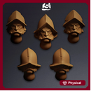 Guildmarch Militia - Infantry Miniature Heads