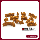 Low Grotto Walls - Clorehaven and the Goblin Grotto - Printable Scenery Mushroom Wargaming Terrain Scatter D&D DnD