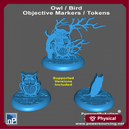 30mm Owl Tokens / Objective Markers