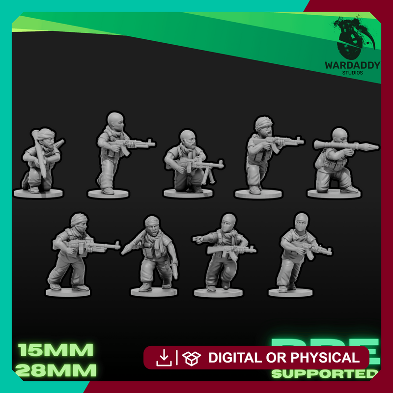 Modern Middle Eastern Insurgents Weapons Group (15mm)