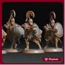 Ancient Greek Hyspaspist - 5 Miniatures - 32mm