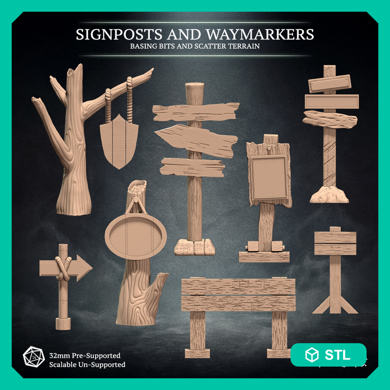 Signposts and Waymarkers, Basing Bits & Scatter Terrain