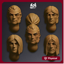 Ronin - Miniature Heads